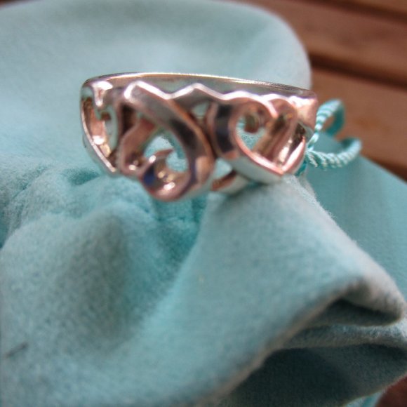 Authentic Tiffany & Co. Ring 925 silver size 8